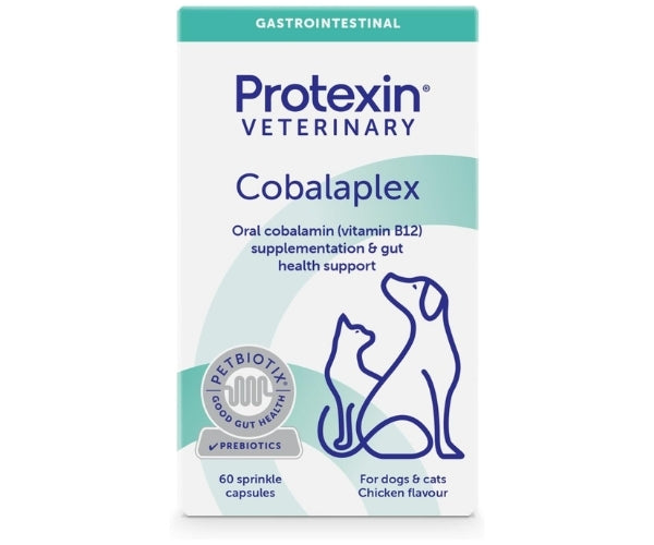 Protexin Cobalaplex Capsules for Dogs - Vitamin B12 & B9 Support 60 Capsules