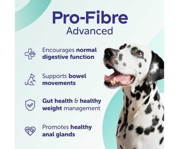 Protexin Pro-Fibre Advanced for Dogs - High Fibre Digestive Support - 500g Tub Pellets