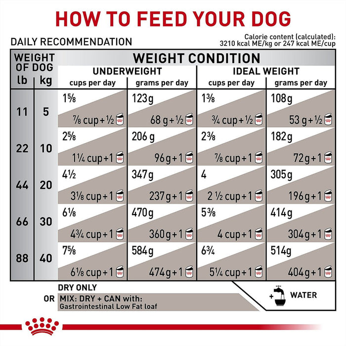 ROYAL CANIN® Dog Food Low Fat Gastrointestinal Veterinary Health Nutrition