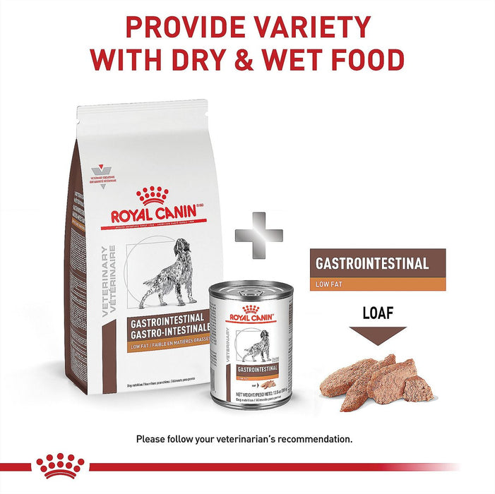 ROYAL CANIN® Dog Food Low Fat Gastrointestinal Veterinary Health Nutrition