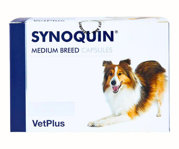 SYNOQUIN Medium Breed Joint Supplement for Dogs - Joint & Arthritis Support 120 Capsules
