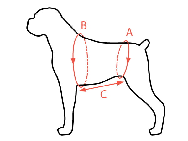 Walkin’ Dog Support Sling Sizes