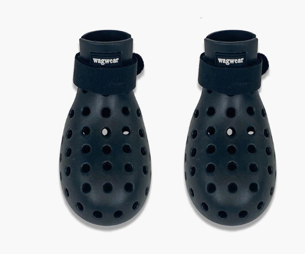 Rubber top paw boots